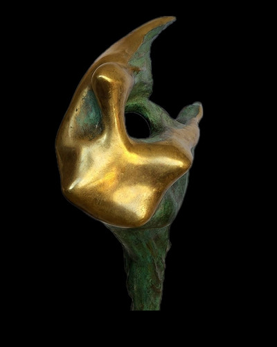 Domenico Calabrone , Modernista , 56x44x12cm Bronze .b8 (Usado)