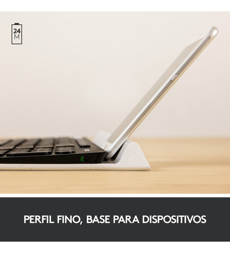 Teclado Inalámbrico Bluetooth Multidispositivo K780 Negro