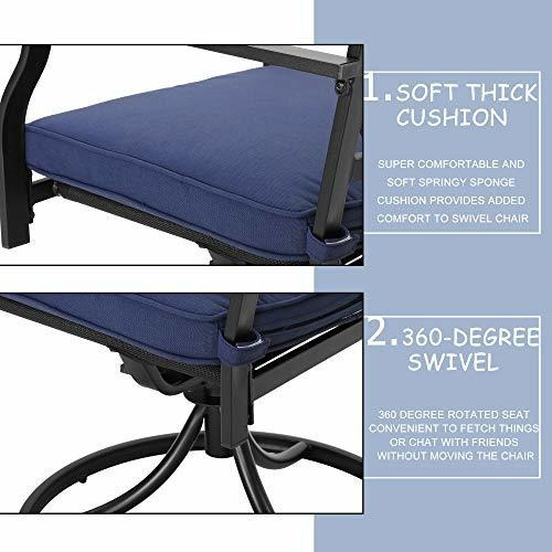Lokatse Home - Juego De 2 Sillas Giratorias De Comedor Con C