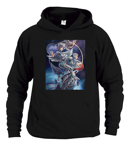 Sudadera Negra Capucha Unisex C567