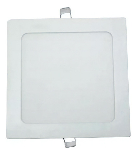 Panel Led Plafón Embutir 12w 220v Empotrable Cuadrado Color Luz Fria (Blanca)