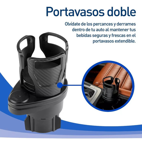 Portavasos De Coche Con Doble Expansor, Adaptador De Expansi