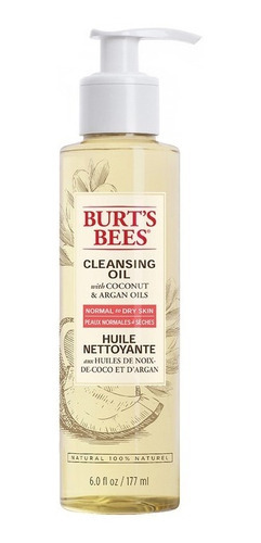 Imagen 3 de 3 de Aceite Facial Burt's Bees Limpiador 177 Ml