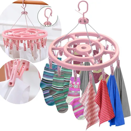 Colgador de ropa con pinzas sale