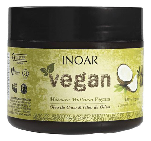 Inoar Vegan Máscara De Nutrição 500g