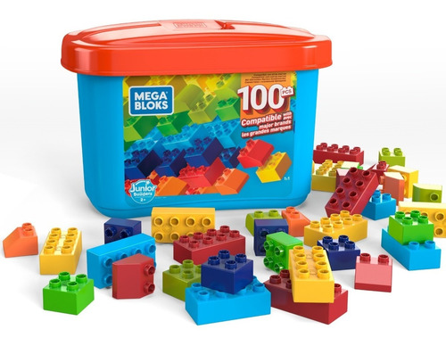 Mega Bloks Mega Caja De 100 Mini Bloques