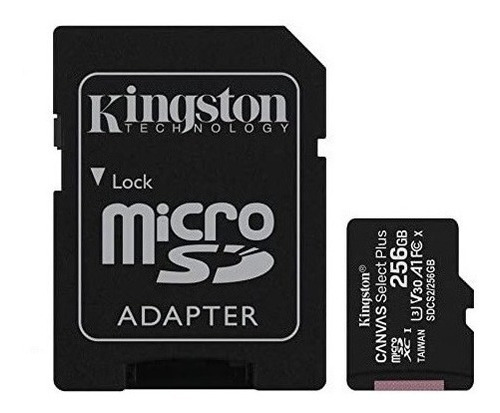 Memoria Micro Sd De 80 Mbps  256 Gb Con Adaptador 