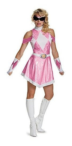 Disfraz Pink Ranger Mujer Deluxe