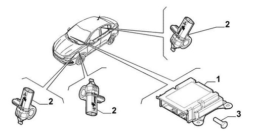 Modulo Airbag Fiat