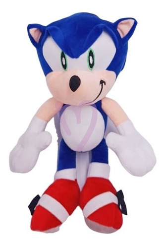 Peluche Sonic Azul Puntas The Hedgehog 35cm