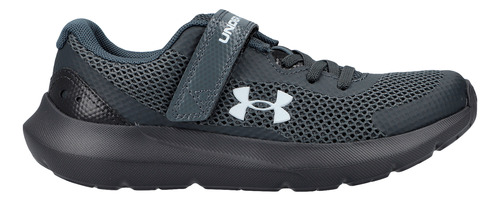 Tenis Under Armour Correr Surge 3 Preescolar Niño Gris