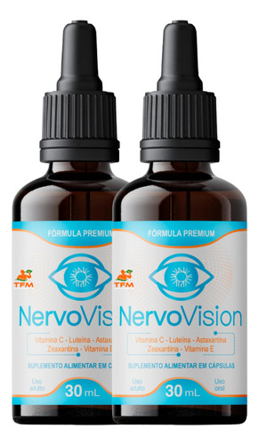 Kit 4 Nervovision 240ml Original - Formula Americana Visão Chega Amanha