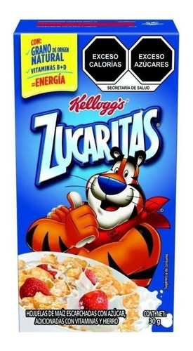 Cereal Kelloggs Zucaritas Hojuelas De Maíz Snack De 30 Gr