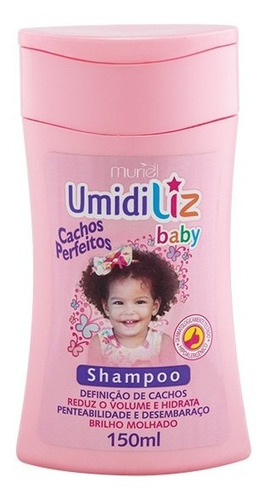 Imagem 4 de 5 de Kit Banho Sh + Cond + Ativador De Cachos Baby Menina Muriel
