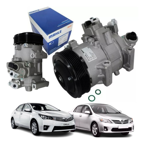 Compressor Ar Condicionado Corolla Gli 1.8 2012 A 2016 Mahle