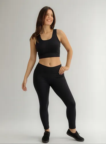 Conjunto Fitnness Top Calça Legguin