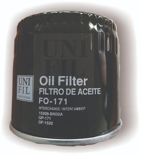 Filtro De Aceite Nissan Np300 2.5l 2016-