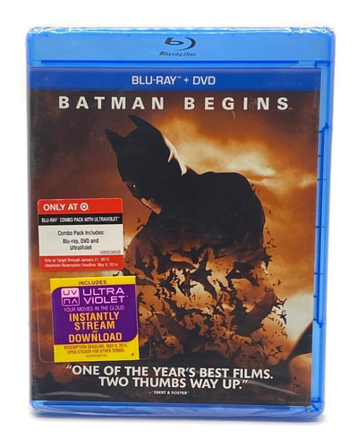 Blu-ray + Dvd Película Batman Begins / Nuevo Sellado