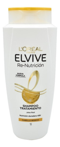 Shampoo Tratamiento Loreal Elvive Con Jalea Real De 1 Litro