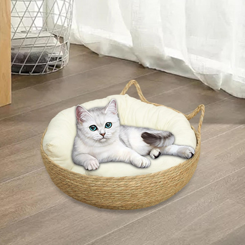 Cesta Para Cama De Gato, Perrera, Rascador Para 40cmx14cm