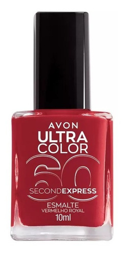 Avon Ultra Color - 60 Second Express - Esmalte - Cores Cor Vermelho Royal