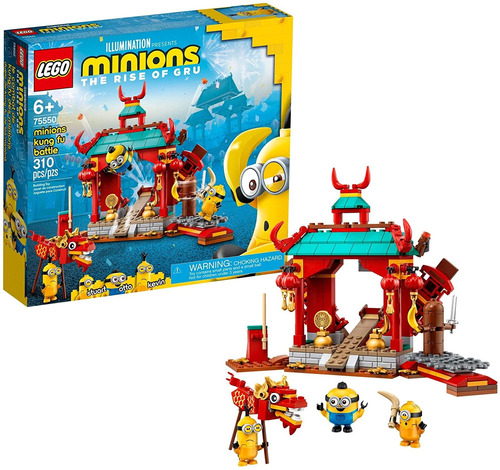 Brinquedo De Montar Lego Minions Combate Kung Fu Dos Minions Quantidade de peças 310