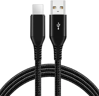 Cable Usb Tipo C Mallado De Tela Turbo Power Carga Rapida