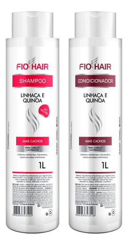 Kit Shampoo E Condicionador Linhaça Quinoa 1 L