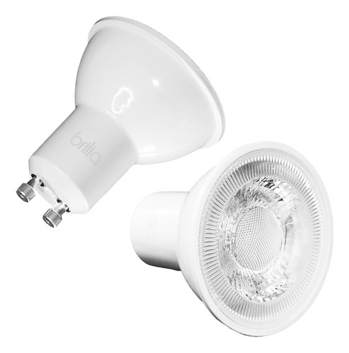 Lâmpada Dicroica Led Brilia 4w Bivolt Gu10 Quente 3000k 