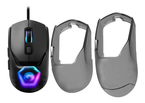 Mouse Marvo gaming Rgb Y Puños Intercambiables