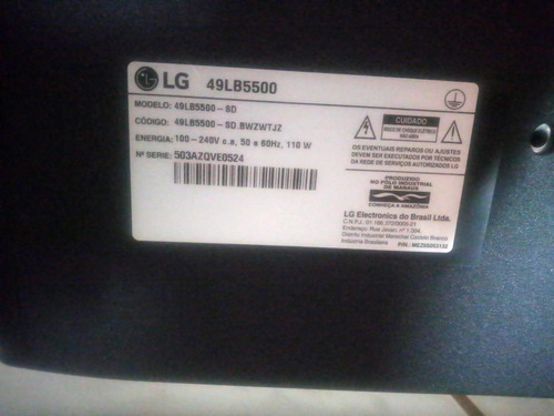 Tv LG '49 Led - Full Hd Na Caixa (com Defeito, Ler Anuncio)