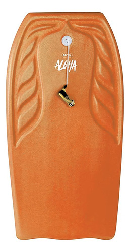 Tabla De Morey Bodyboard Mor Aloha 87x47cm P/ Barrenar Olas Color Naranja Color Secundario Gris