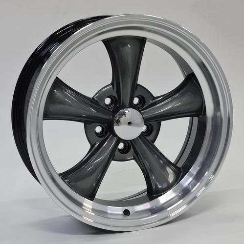 Rodas Ford Mustang Aro 17x7 5x114 (jogo) + Bicos Cor Grafite Diamantado