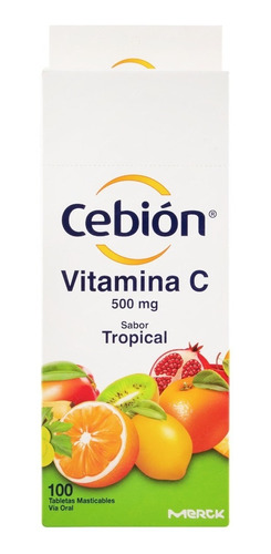 Vitamina C Tropical Cebion - Unidad a $6