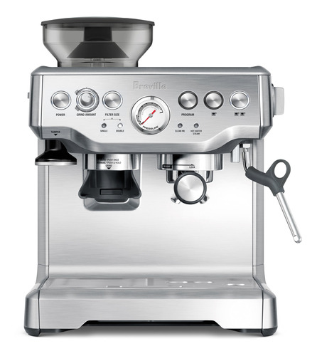 Cafetera Breville The Barista Express BES870 super automática brushed stainless steel expreso 110V - 120V