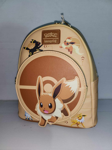 Mochila Loungefly Pokemon Eevee Eeveelutions - Exclusivo De Gamestop