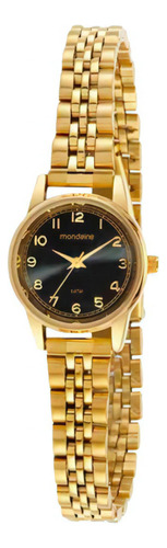 Relógio Mondaine Feminino Analógico Dourado 32425lpmvde1