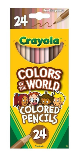 Crayola Colores Del Mundo X 24 Unidades