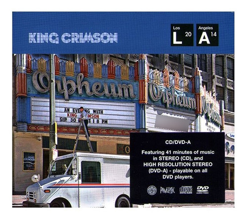 King Crimson Live At The Orpheum Cd Dvd Nuevo Eu Musicovinyl