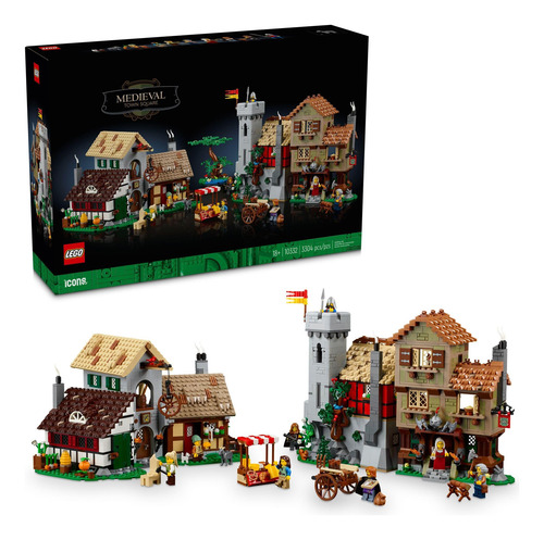 Set De Construcción Lego Icons Medieval Town Square 10332