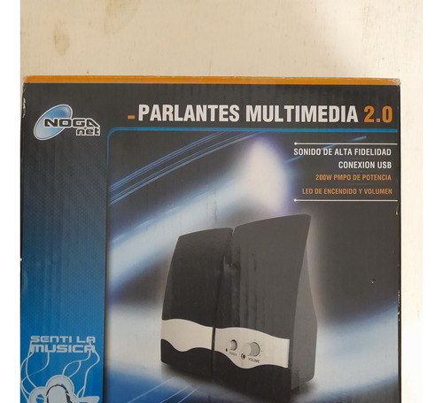 Parlantes Multimedia 2.0 Noganet Ms-210