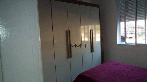 Imagem 12 de 16 de Apartamento De Frente Todo Reformado Com 2 Dormitórios À Venda, 75 M² - Vila Matias - Santos/sp - Ap2407