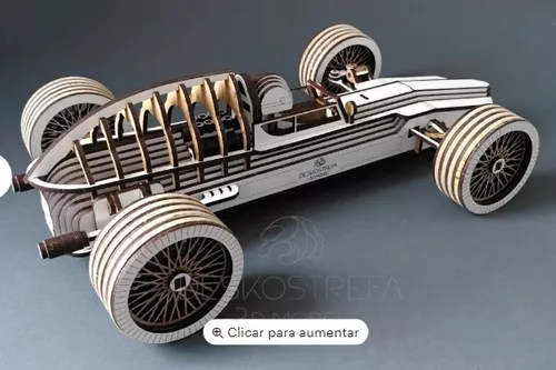 Carrinho Fricção Miniatura Carros Francesco Quebra Cabeça 3d