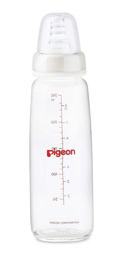 MAMADERA DE VIDRIO 240ML PIGEON FLEXIBLE