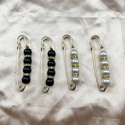D 3 Elegante Juego De Broches De Perlas For 3 Piezas