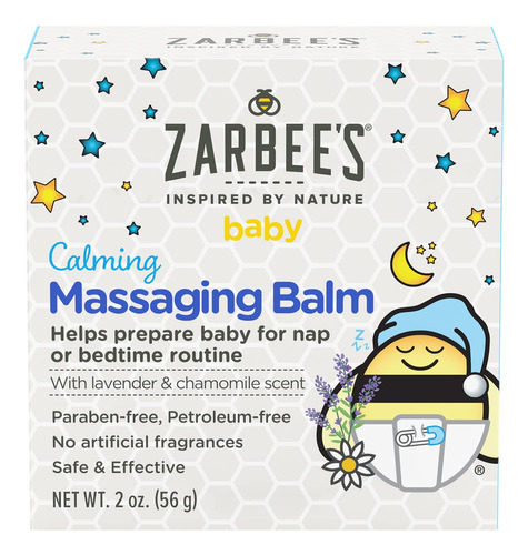 Zarbees Bálsamo De Masaje Para Bebés; Sueño Calmante Y C.