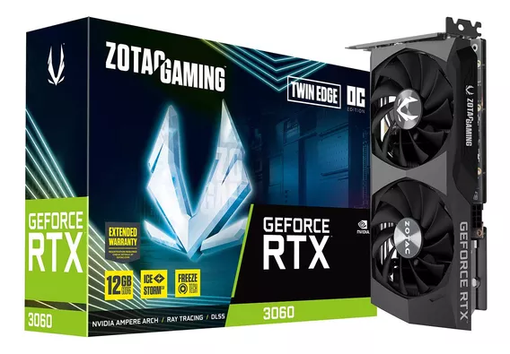 Zotac Gaming Geforce Rtx 3060 Twin Edge Oc 12gb Gddr6 192bit