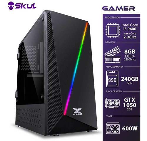 Computador Gamer 5000 - I5 9400 2.9ghz 9ª Ger. Mem. 8gb Ddr