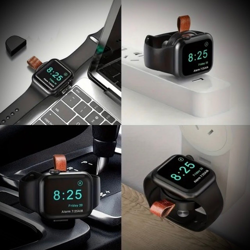 Iwatch Kit De Accesorios Correa, 2 Cases+cargador Portátil (Usado)