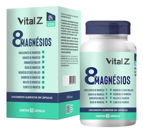 Vitalz Suplemento Alimentar 8 Magnésios 8 Magnésios Vital Z